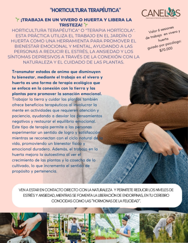 "Sesión de Horticultura Terapéutica"